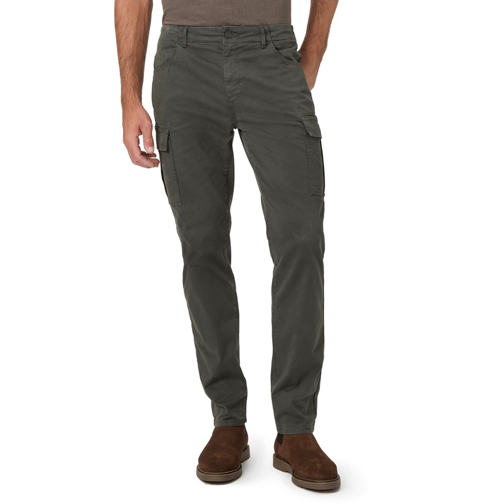 PAIGE Shaded Glen Cargo Pants Size 38 Green Slim Straight Stretch Utility Pants